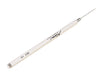 Porcelain Needle Tool: Surgical stainless steel, sharp and smooth for delicate cuts on porcelain. Comfortable facetted rubber handle. Amaranth Stoneware Canada.