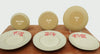 Round Forms with soft edges and drill holes, compatible with WA2 tools. Sizes: 9.5" and 12.5". Amaranth Stoneware Canada.