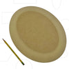 Oval forms with a rounded 2" edge, available in sizes: 7x10, 9x12, and 11x14. Amaranth Stoneware Canada.