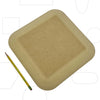 Square forms with a rounded 2" edge, available in sizes: 7x7, 9x9, and 11x11. Amaranth Stoneware Canada.