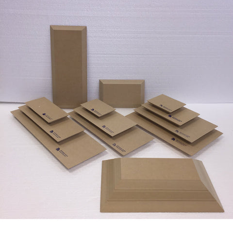 Wood drape molds for dinnerware and platters, durable and reusable fiberboard. Avoid wet conditions over 24 hrs. Amaranth Stoneware Canada.