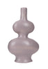 Satin Matte Stone glaze, an opaque taupe, breaks beautifully over texture with a smooth, stone-like feel. Amaranth Stoneware Canada.