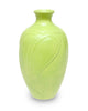 Satin Matte Mint glaze, an opaque, buttery light green, enhances textured ware with a classic art deco look. Amaranth Stoneware Canada.