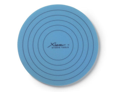 Xiem Self Adhesive Foam Bat: Peel-and-stick foam for trimming large bowls and plates. Grips leather-hard pieces securely without coils. Fits 14