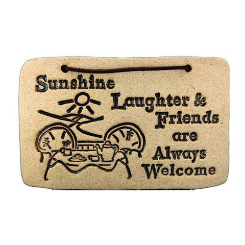 Weatherproof Stoneware Sayings: 7.5