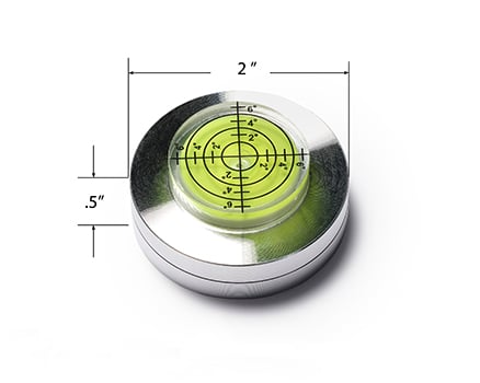 The Dot: Clay level and trimming wheel in one, designed for leveling clay and holding greenware for trimming. Made with precision-machined aluminum and stainless-steel bearings. Amaranth Stoneware Canada.
