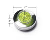 The Dot: Clay level and trimming wheel in one, designed for leveling clay and holding greenware for trimming. Made with precision-machined aluminum and stainless-steel bearings. Amaranth Stoneware Canada.