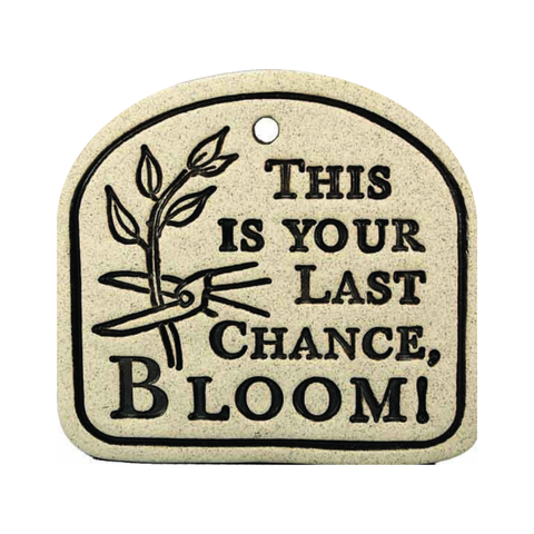 Handcrafted 4x3.5-inch weatherproof stoneware plaques with rustproof 14.5-inch hangers. Handcrafted in Kingston, Ontario at Amaranth Stoneware.