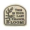 Handcrafted 4x3.5-inch weatherproof stoneware plaques with rustproof 14.5-inch hangers. Handcrafted in Kingston, Ontario at Amaranth Stoneware.