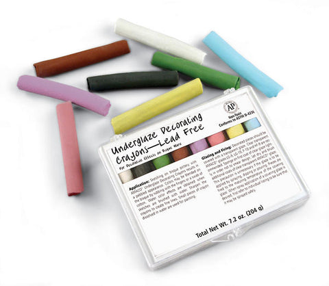 Chalk Crayon Set #208 - Amaco underglaze - Amaranth Stoneware Canada