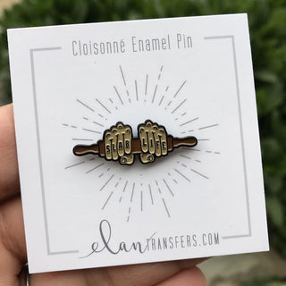 Slab Life Enamel Pin - Amaranth Stoneware Canada