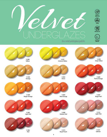 Amaco Velvet Underglaze Brochure PDF - Amaranth Stoneware Canada