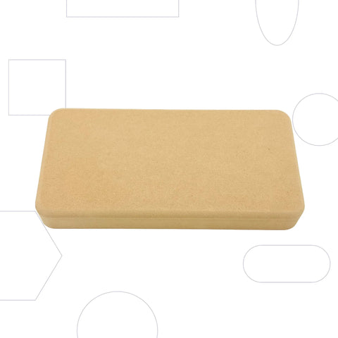 Wallie Rectangle Wood Drape Mold by GR Pottery Forms