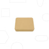 Wallie Rectangle Wood Drape Mold by GR Pottery Forms