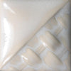 Cone 6: White Opal forms a clear-to-milky white gloss. Layering increases white precipitate, with white to bluish-white pooling over texture.
Cone 10: White variation lessens, leaving a transparent gloss with white pooling. Amaranth Stoneware Canada.
