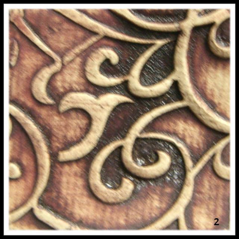 Interactive Pigments offer warm, rich earth tones. These concentrated pigments work best when thinned with water by 25-50% to achieve the desired look. Amaranth Stoneware Canada.