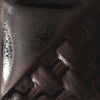 Cone 6: Wrought Iron creates a dappled black gloss-matte finish, resembling high fire oil-spot glazes with just two coats.
Cone 10: Color changes to a dark metallic gray. Amaranth Stoneware Canada.