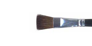 Flat Mop Camel Hair Brush 1/2