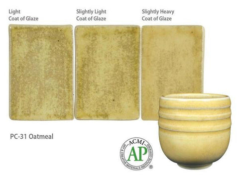 PC-31 Oatmeal Glaze by Amaco - Amaranth Stoneware Canada