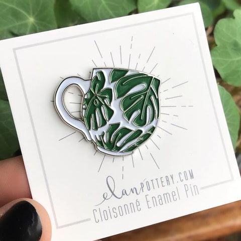 Mug Enamel Pin - Amaranth Stoneware Canada