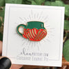 Mug Enamel Pin - Amaranth Stoneware Canada