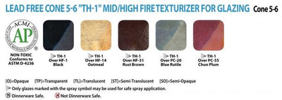 TH-1 High Fire Texturizer Glaze by Amaco