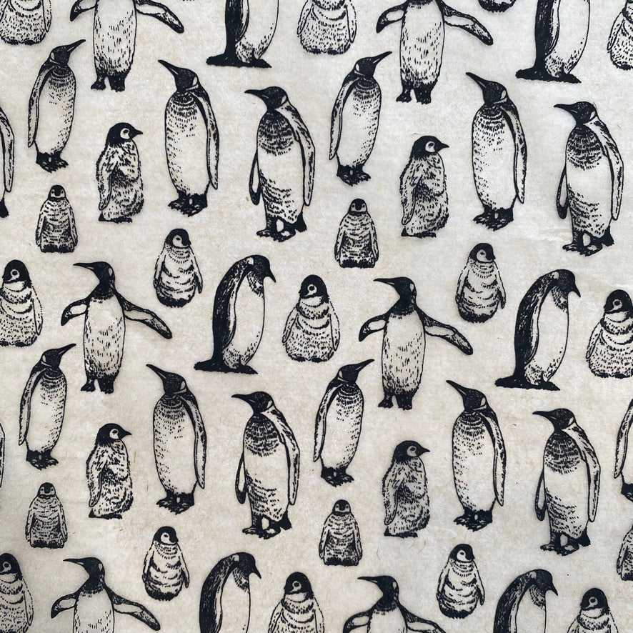 Penguins - Underglaze Transfer Sheet by Elan Pottery