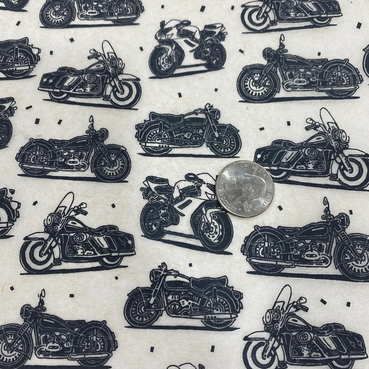 Motorcycles - Underglaze Transfer Sheet by Elan Pottery