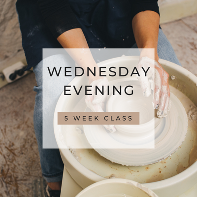 EVENING Wednesday 5 Week Throwing Beginner's Class - (April-Steve)