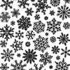 Clayshare - Snow Flakes - Underglaze Transfer