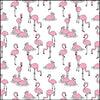 Flamingos - Underglaze Transfer