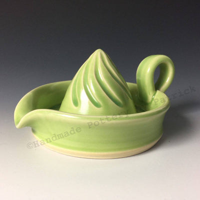 Example of Key Lime by Coyote Clay & Color on White Stoneware