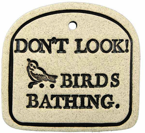Don't Look! Birds Bathing. - Amaranth Stoneware Canada