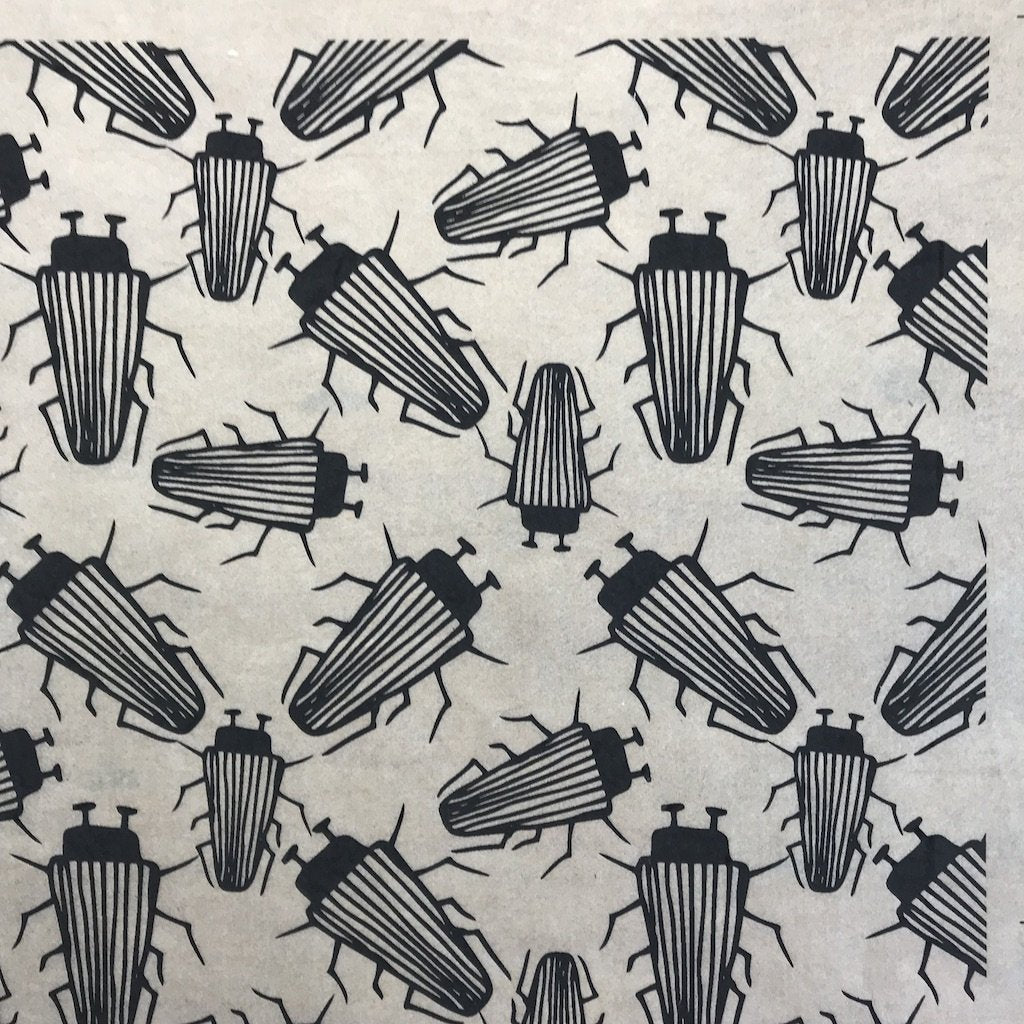 Beetles - Underglaze Transfer Sheet by Elan Pottery