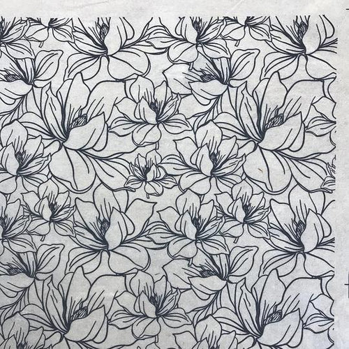 Magnolia - Underglaze Transfer Sheet by Elan Pottery