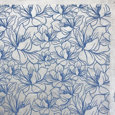 Magnolia - Underglaze Transfer Sheet by Elan Pottery