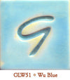 Wu Blue Crackle Glaze by Georgies - Amaranth Stoneware Canada