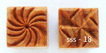 SSS Small Square Stamp by MKM - Amaranth Stoneware Canada