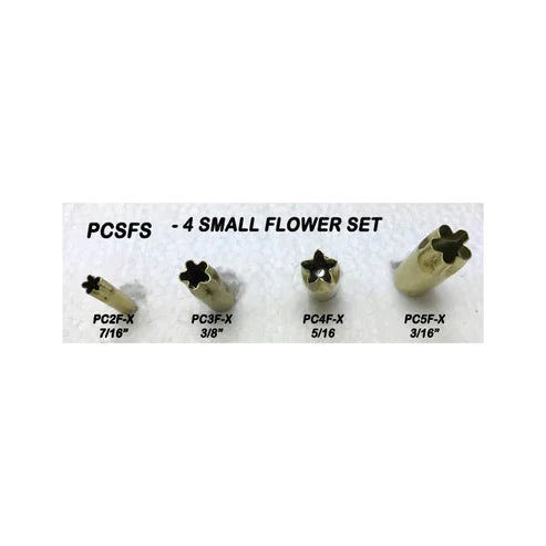 PCSFS Small Flower Pattern Cutter (Set of 4) by Kemper