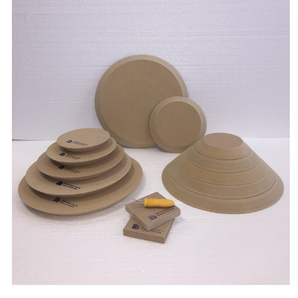 GR Pottery Forms GRP074 Plaque 5 Piece Set